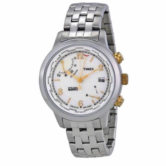 Timex Other - Timex Worldclock 45mm stainless steel bracelet